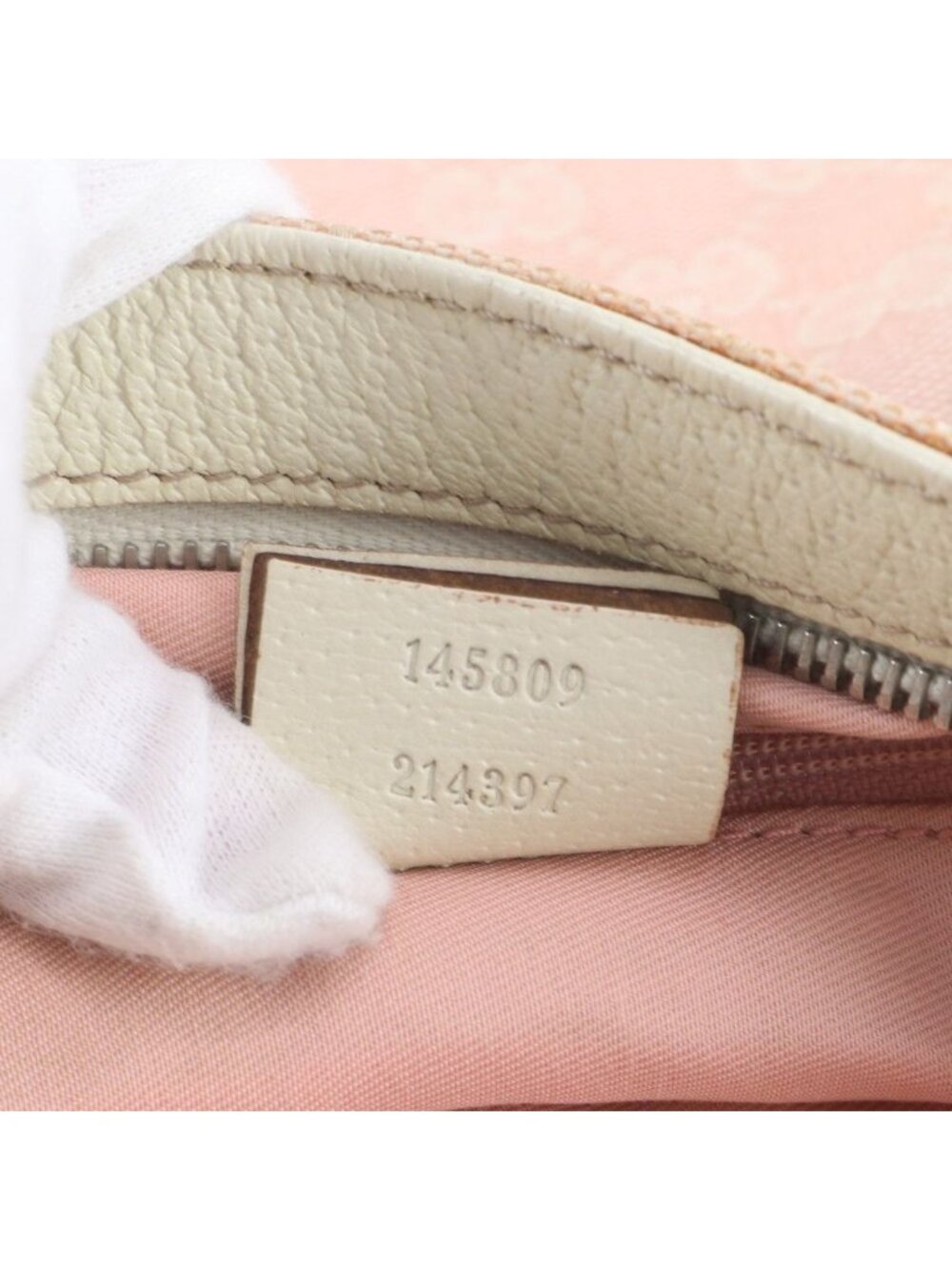 Gucci GG Canvas Sherry Line Leather Shoulder Bag Crossbody - Picture 9 of 9
